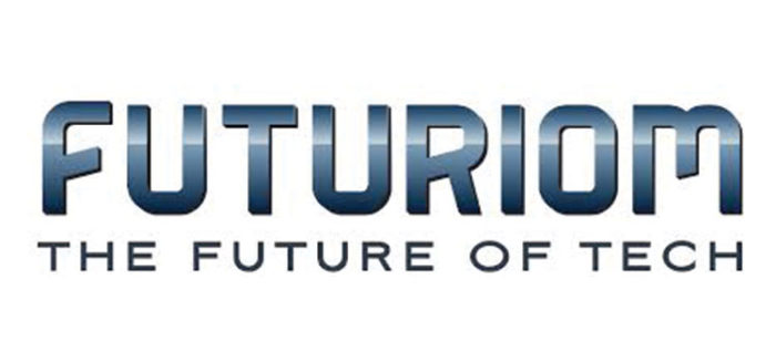 white box with a blue futuriom logo that says the future of tech