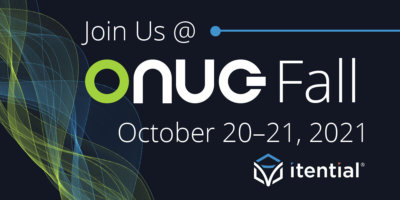 Automation & Orchestration for Hybrid Infrastructure @ ONUG Fall 2021