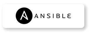 colored ansible network automation playbook, module, or role logo on a white background