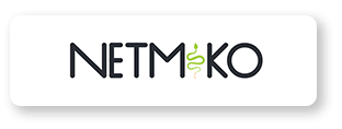 colored netmiko network automation asset logo on a white background