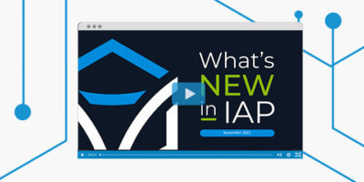 What’s New in IAP? November 2021
