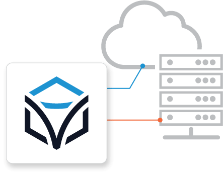 icongraphy of itential network automation platform's flexible deployment model as a self-managed on-premises or fully managed cloud service