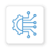blue icon of integration on white background representing itential's network automation & orchestration integration capabilities