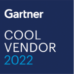 blue gartner cool vendor in network automation 2022 badge for itential's network automation and orchestration platform