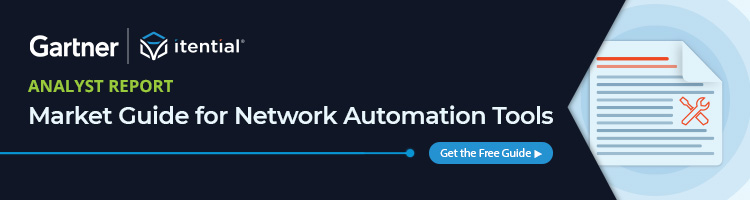 Analyst Report: Market Guide for Network Automation Tools