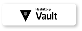 colored hashicorp vault network automation asset logo on a white background