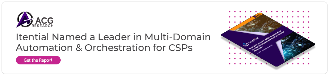 Analyst Report: Itential Named a Leader in Multi-Domain Automation & Orchestration for CSPs