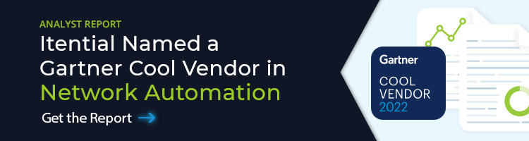 Analyst Report: Itential Named a Gartner Cool Vendor in Network Automation