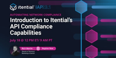 Automating Network Compliance: Introduction to Itential’s API Compliance Capabilities