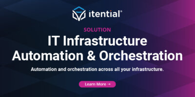 IT Infrastructure Orchestration with Itential