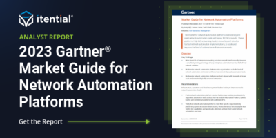 2023 Gartner® Market Guide for Network Automation Platforms