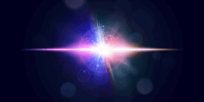 Abstract light explosion representing a defining moment in AI adoption, human reasoning, and the future of AI-driven infrastructure at Itential.