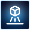 box with organizational lines below icon